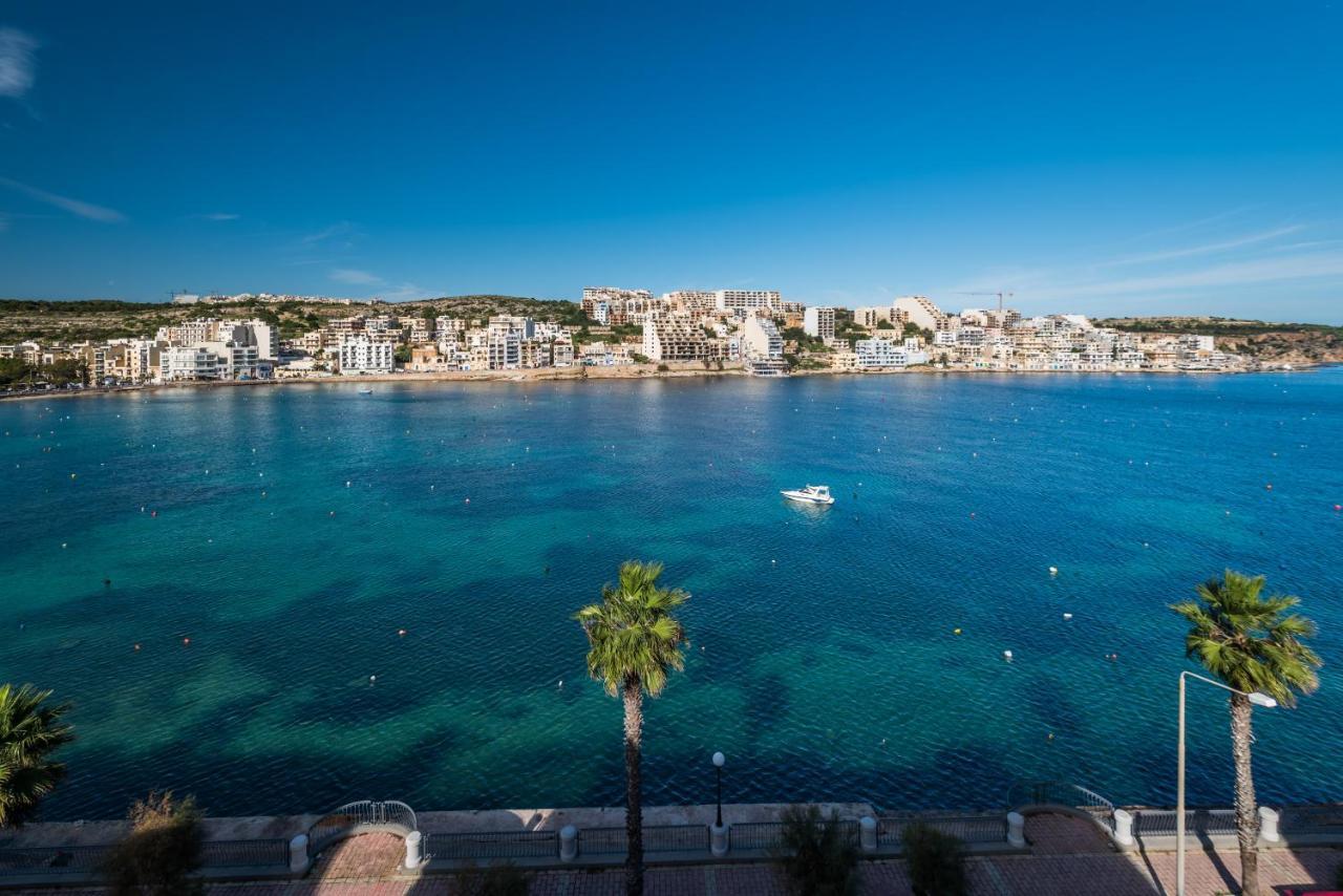 Blue Harbour Seafront Penthouse With Large Terrace With Panoramic Sea Views - By Getawaysmalta Daire St. Paul's Bay Dış mekan fotoğraf